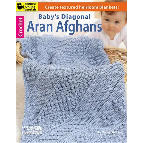 Baby's Diagonal Aran Afghans