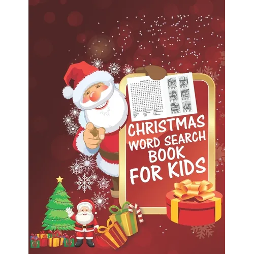 Christmas Word Search Book For Kids: 30 Easy Large Print Word Find Puzzles for Kids: Jumbo Word Search Puzzle Book (8.5"x11") with Fun Themes! (Word S