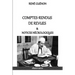 Comptes-rendus de revues & notices nécrologiques