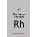 The Poetry of Rhodium