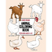 Hand Drawn Animal Coloring Book For Kids Ages 4-8: Large Print Coloring Pages For Young Children And Toddlers