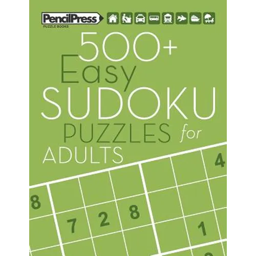 500+ Easy Sudoku Puzzles for Adults: Sudoku Puzzle Books Easy (with answers)