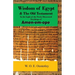 Wisdom of Egypt and the Old Testament in the Light of the Newly Discovered Teachings of Amen-em-ope