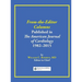 From-the-Editor Columns Published in the American Journal of Cardiology, 1982-2015