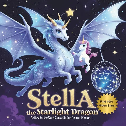 Stella the Starlight Dragon: A Glow-in-the-Dark Constellation Rescue Mission: An Interactive Bedtime Story About Teamwork, Never Giving Up & Hidden St