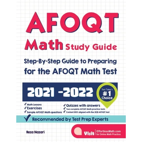AFOQT Math Study Guide: Step-By-Step Guide to Preparing for the AFOQT Math Test