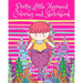 Pretty Little Mermaid Coloring and Sketchbook: 100 Pages of Fun-50 Pages of Mermaid Pictures for Coloring Activities and 50 Blank Pages for Drawing/Sk