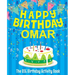 Happy Birthday Omar - The Big Birthday Activity Book: Personalized Children's Activity Book