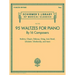 95 Waltzes by 16 Composers for Piano: Schirmer's Library of Musical Classics, Vol. 2132
