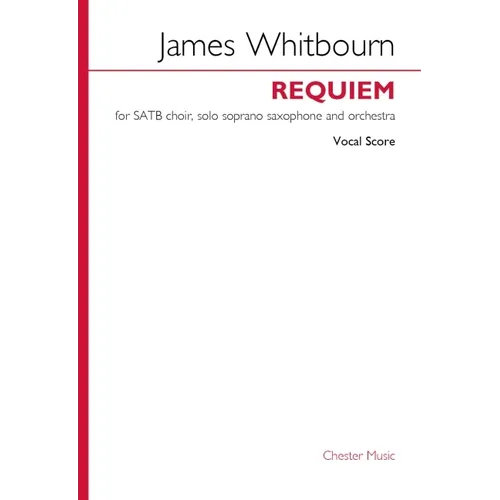 Whitbourn: For Satb Soprano Sax, Orchestra Vocal Score