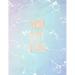 You Got This: Inspirational Quote Notebook, Elegant Blue Marble and Rose Gold - 8.5 x 11, 120 College Ruled Pages