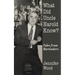 What Did Uncle Harold Know?: Tales from Bartenders