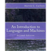 An Introduction to Languages and Machines