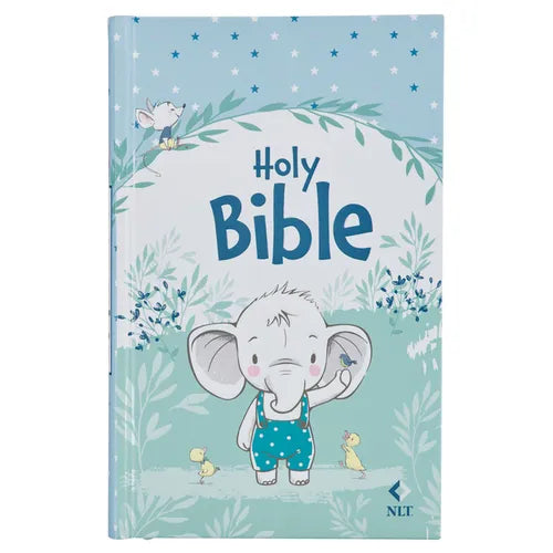NLT Keepsake Holy Bible for Baby Boys Baptism Easter, New Living Translation, Blue