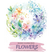 Flowers, a Reverse Coloring Book for Teens and Adults: Ink Tracing Creative Adventure with Nature-Inspired Watercolor Canvases, Ideal for Mindful Free