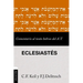 Comentario Al Texto Hebreo del Antiguo Testamento - Eclesiastés