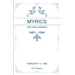 Myrics: One One Hundred