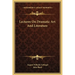Lectures On Dramatic Art And Literature