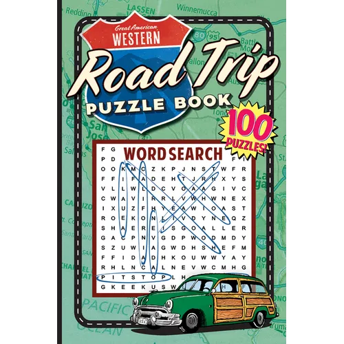 Great American Western Road Trip Puzzle Book