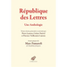 Republique Des Lettres: Une Anthologie