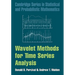 Wavelet Methods for Time Series Analysis