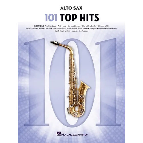 101 Top Hits for Alto Sax