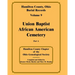 Hamilton County, Ohio Burial Records, Volume 9, Part A: Union Baptist African American Cemetery