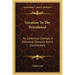 Vocation To The Priesthood: Its Canonical Concept; A Historical Synopsis And A Commentary