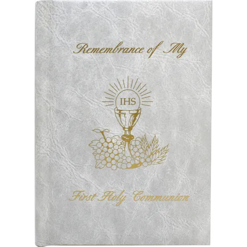Remembrance of My First Holy Communion-Girl-White Edges: Marian Children's Mass Book