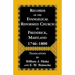 Records of the Evangelical Reformed Church in Frederick, Maryland 1746-1800