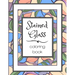 Stained Glass Coloring Book: Flower Nature Pattern Butterfly Mosaic Intricate Creative Design For Kid and Adult Relaxation Stress Relief