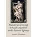 Pseudepigraphy and Ethical Argument in the Pastoral Epistles
