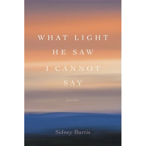 What Light He Saw I Cannot Say: Poems