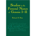 Studies in the Personal Names of Genesis 1-11saving the Children