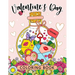 Valentines Day Coloring Book: Stress-relief Coloring Book For Grown-ups (I love you)