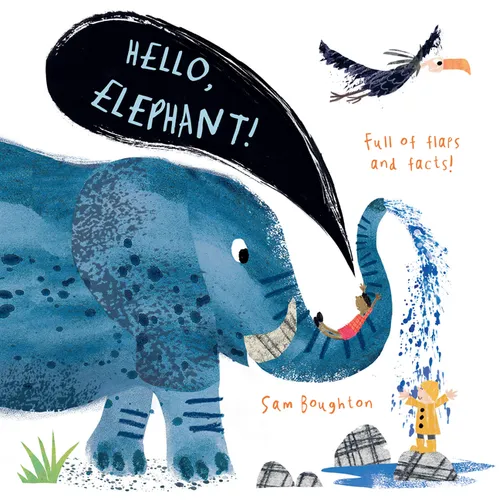 Hello, Elephant!: (An Educational Lift-The-Flap Board Book for Toddlers, Preschoolers, and Kids Ages 2-5 to Learn Fun Facts about Jungle Animals)