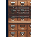 A List of Books on the Danish West Indies