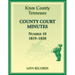 Knox County, Tennessee Court Minutes Number 10, 1819-1820