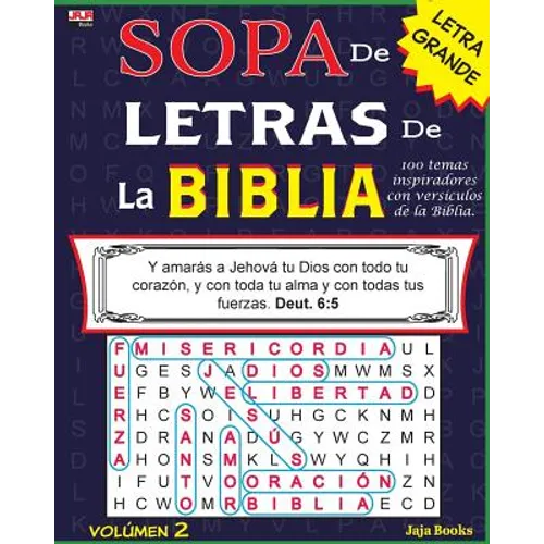 SOPA de LETRAS de la BIBLIA, Volúmen 2