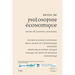 Etudier La Pensee Economique Par Le Prisme de l'Epistemologie Historique / Examining Economic Thought Through the Prism of Historical Epistemology