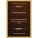 Flora's Interpreter: Or The American Book Of Flowers And Sentiments (1833)