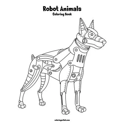 Robot Animals Coloring Book 1
