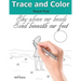 Trace and Color: Beach Time: Adult Activity Book