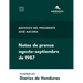 Notas de prensa agosto-septiembre 1987: Archivos del Presidente Azcona