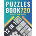 Puzzles book 720: activity for adults with 12 variety of puzzles, solutions included