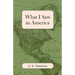 What I Saw in America