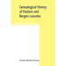 Genealogical history of Hudson and Bergen counties, New Jersey