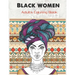Black women Adults Coloring Book: Beauty queens gorgeous black women African american afro dreads for adults relaxation art large creativity grown ups