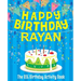 Happy Birthday Rayan - The Big Birthday Activity Book: Personalized Children's Activity Book