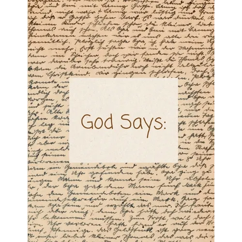 God Says Journal-(Large)